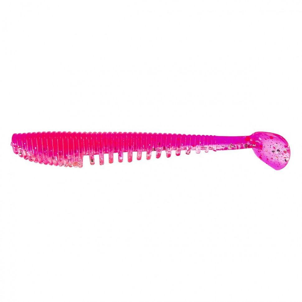 Виброхвост Helios Varuna 4,33"/11см, цвет Silver Sparkles & Pink 7 шт HS-35-035 , 
